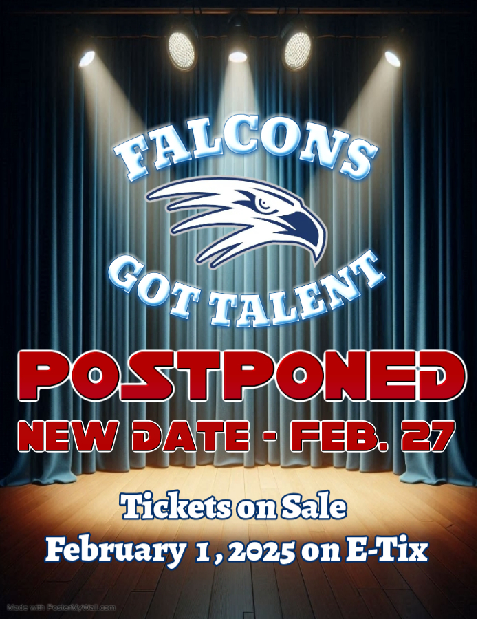 Falcons got talent. Postponed new date Feb. 27