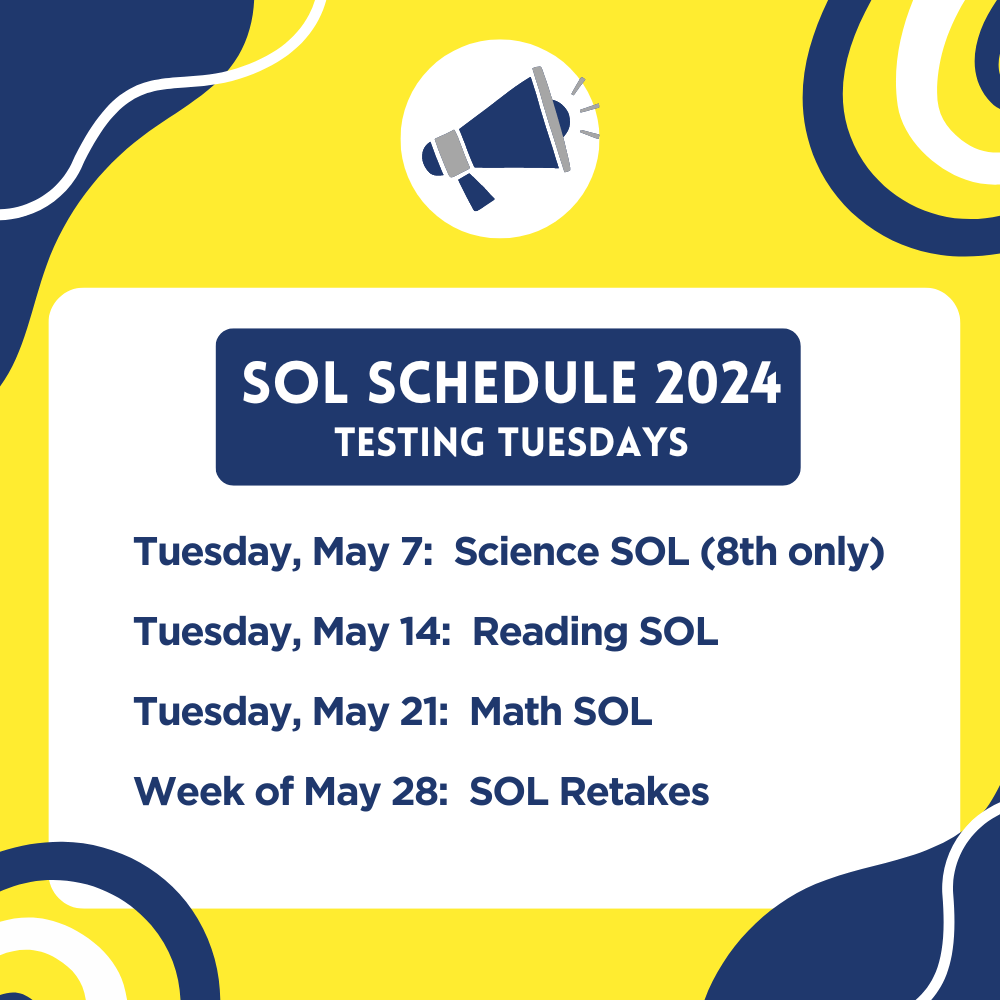 SOL Schedule 2024 - all information listed above
