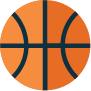 graphic of a basketball